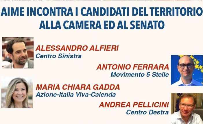 Aime incontra i candidati del territorio: confronto all'americana in piazza Monte Grappa