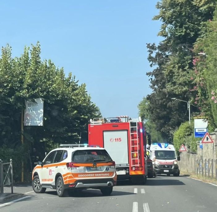 I soccorsi sul luogo dell'incidente