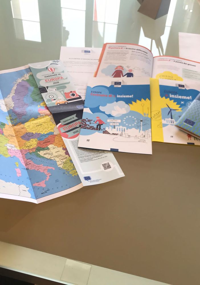 Il materiale sulla festa dell'Europa