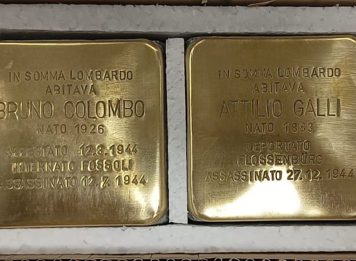 Somma Lombardo: quattro pietre d’inciampo per tenere viva la Memoria