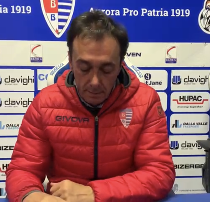 Luca Prina dopo la sconfitta