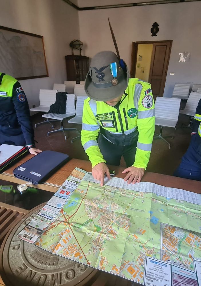 FOTO. La colonna mobile regionale di protezione civile in Toscana: oltre 70 volontari e decine di mezzi in missione