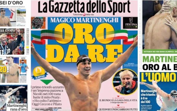 &quot;Martinenghi oro al bacio&quot;, &quot;L'uomo rana&quot;, &quot;Oro da re&quot;: Nicolò, ora sei leggenda