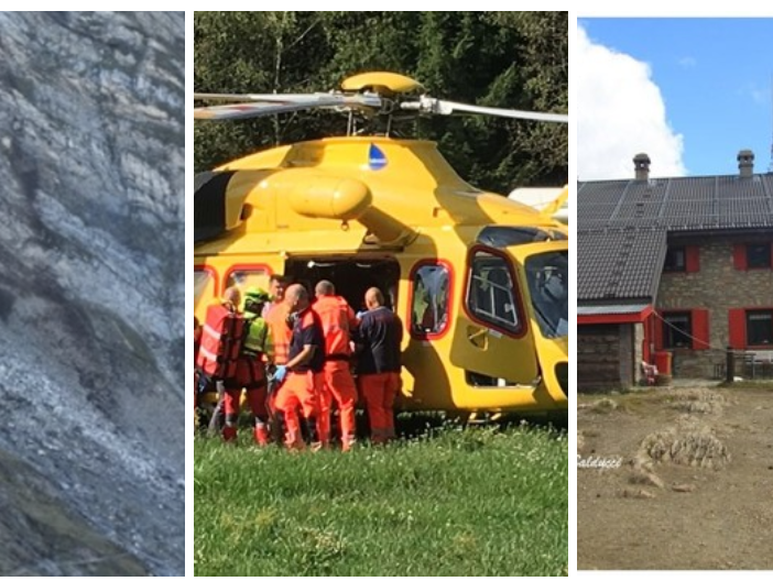 Frana in alta Valle Formazza sotto al rifugio Città di Busto: si cercano due escursionisti dispersi