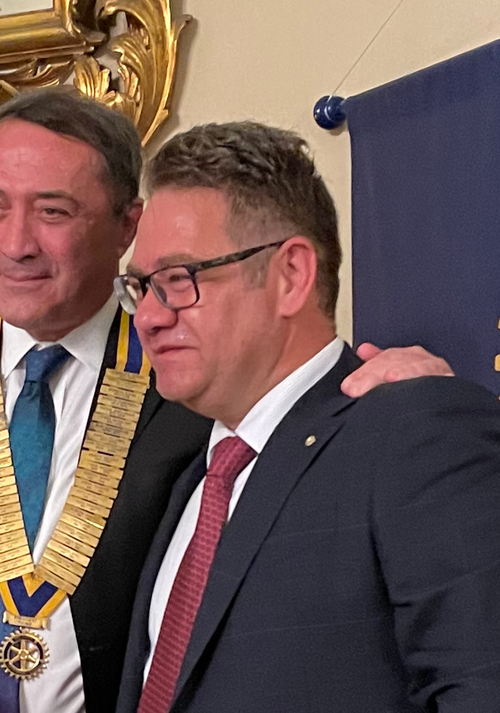 Passaggio delle consegne al Rotary club Ticino