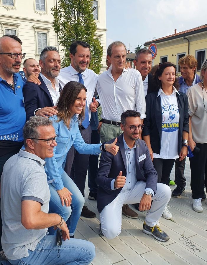 Salvini: «Obiettivo rivincere al primo turno. La Lega ha lavorato bene a Busto». IL VIDEO