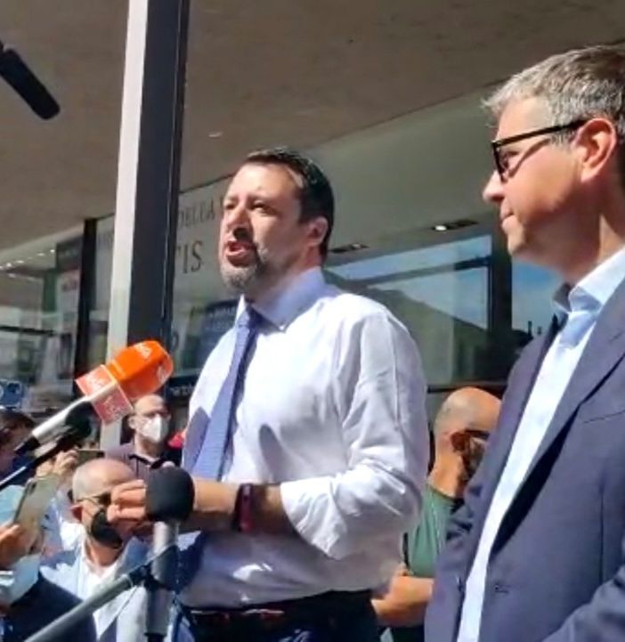 Matteo Salvini e Andrea Cassani
