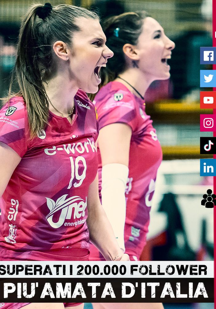 L'Uyba vince lo scudetto dei social