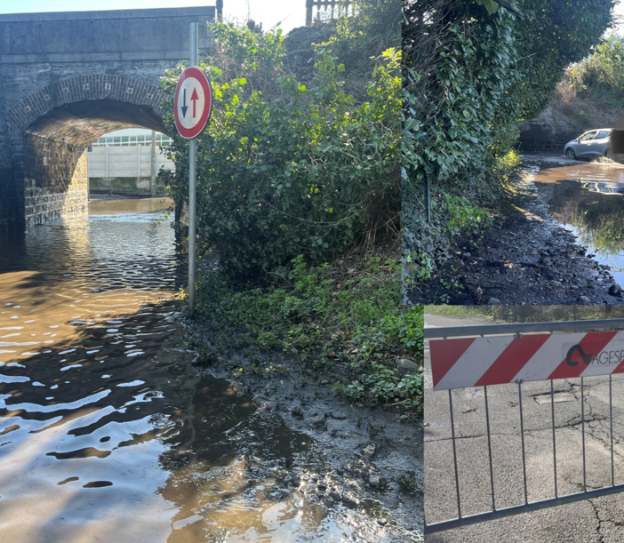 VIDEO. Come prima più di prima: il ponte allagato (e attraversato)