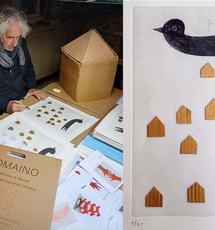 L'arte che illumina il Sacro Monte: la grafica di Tomaino a sostegno della spiritualità e della comunità