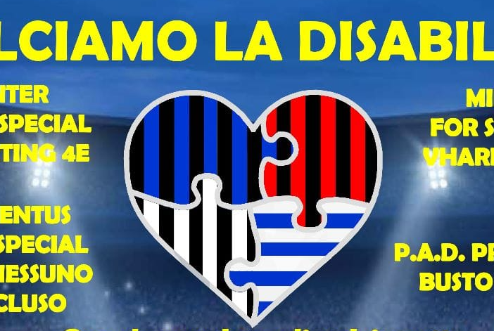 Milan, Inter, Juve e Pro Patria: amici che si sfidano per aiutare le Cuffie colorate a prendere casa