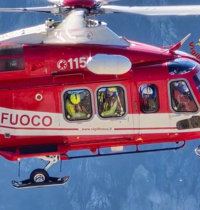 Uno dei &quot;draghi&quot; di Malpensa in azione di soccorso