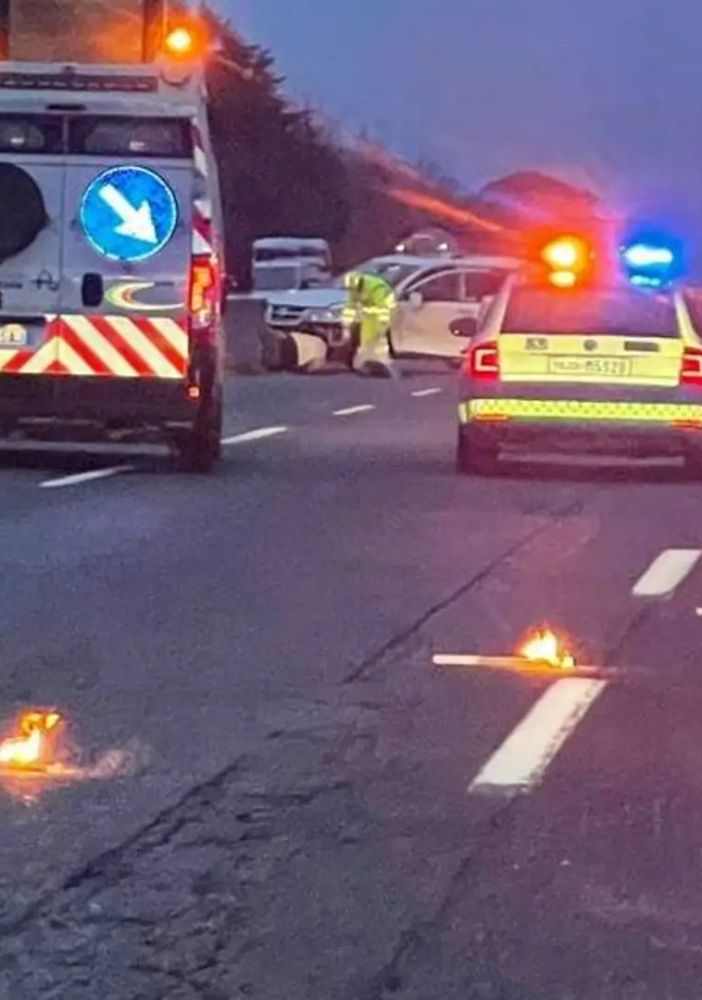 Una foto dell'incidente tratta da ilSaronno.it