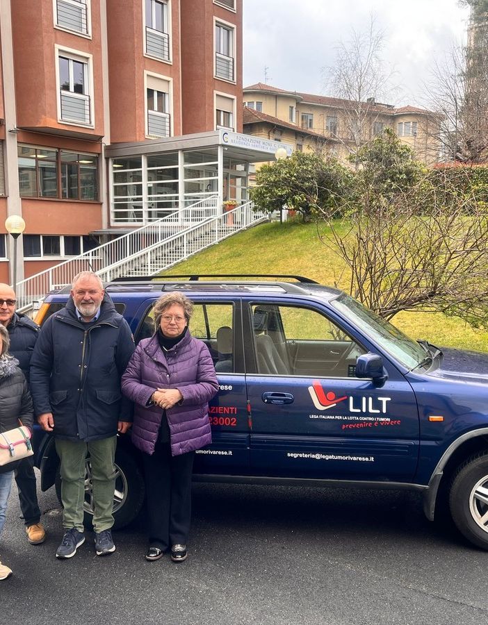 L'auto che la Lilt Valcuvia mette a disposizione