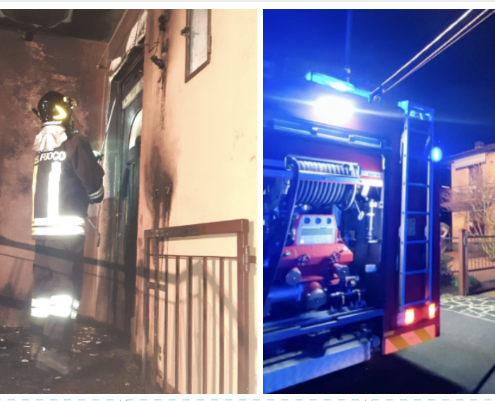 Fiamme in appartamento a Vergiate: quattro persone intossicate dal fumo
