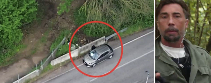 Origgio, blitz di Brumotti con il drone: scoperto “take away” della droga, sequestrati due chili