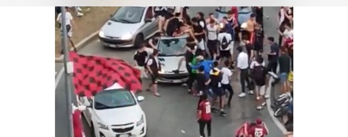 Un fotogramma del video pubblicato da Cassani