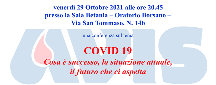 Effetto Covid. Anche l'Avis si interroga