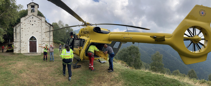 I soccorsi sul posto