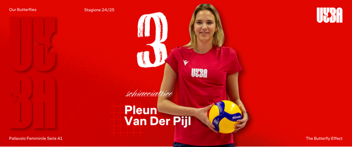 Giovane e vincente: Pleun Van Der Pijl è della Uyba Giovane e vincente: Pleun Van Der Pijl è della Uyba