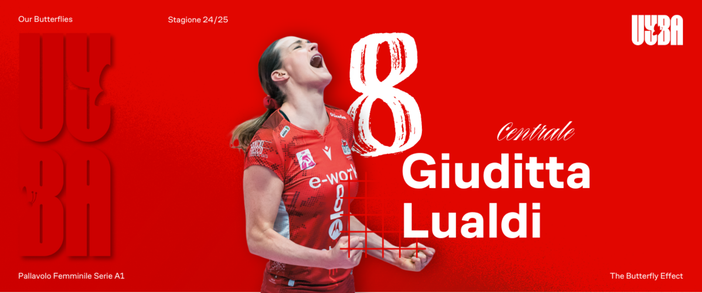 Lualdi ancora farfalla: «Aspetto tutti i tifosi al palazzetto»
