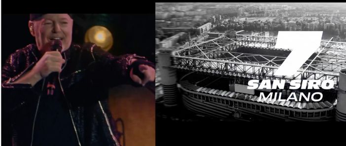 Immagini dal video di Vasco Rossi su Facebook