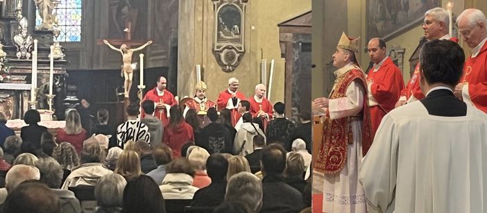 Monsignor Delpini a San Michele. Si ringrazia per la collaborazione Laura Rigolio Monsignor Delpini a San Michele. Si ringrazia per la collaborazione Laura Rigolio