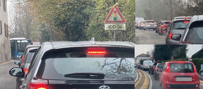 FOTO E VIDEO. Via Raimondi chiusa, code e lunghe attese in Valle FOTO E VIDEO. Via Raimondi chiusa, code e lunghe attese in Valle