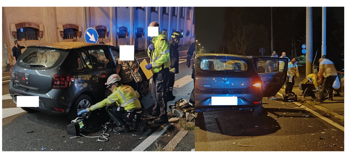 Due incidenti e sei persone soccorse a Samarate questa sera. Coinvolti anche due adolescenti