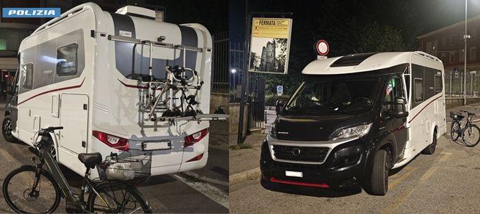 Ruba un camper da 75mila euro e tenta la fuga in bici: arrestato un pregiudicato Ruba un camper da 75mila euro e tenta la fuga in bici: arrestato un pregiudicato