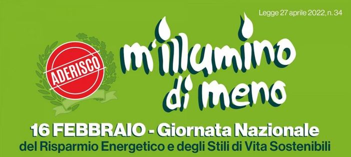 “M’illumino di meno”: anche il Gruppo Agesp aderisce alla giornata del risparmio energetico e degli stili di vita sostenibili “M’illumino di meno”: anche il Gruppo Agesp aderisce alla giornata del risparmio energetico e degli stili di vita sostenibili
