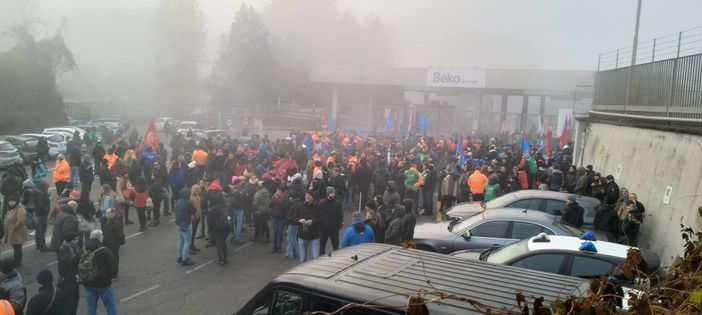 Una manifestazione dei metalmeccanici delle scorse settimane Una manifestazione dei metalmeccanici delle scorse settimane