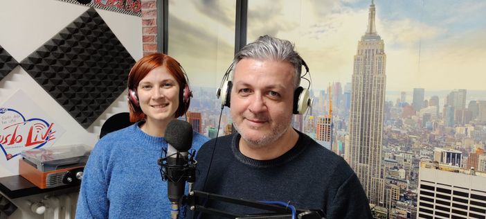 Silvia Bertolli e Marco Vivona di radio BustoLive