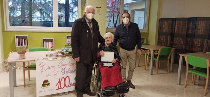 Cento candeline per Jolanda Lualdi Cento candeline per Jolanda Lualdi