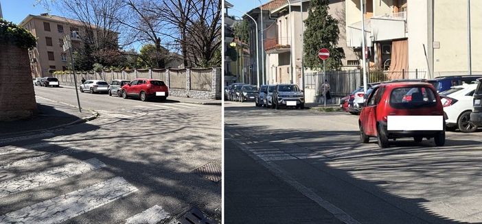 Via Pindemonte da brivido: sempre più "regina" del contromano Via Pindemonte da brivido: sempre più "regina" del contromano
