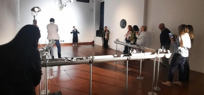 L'inaugurazione della mostra