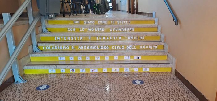 Giornata della disabilità: alla scuola Carminati, la scalinata della diversità e dell’inclusione Giornata della disabilità: alla scuola Carminati, la scalinata della diversità e dell’inclusione