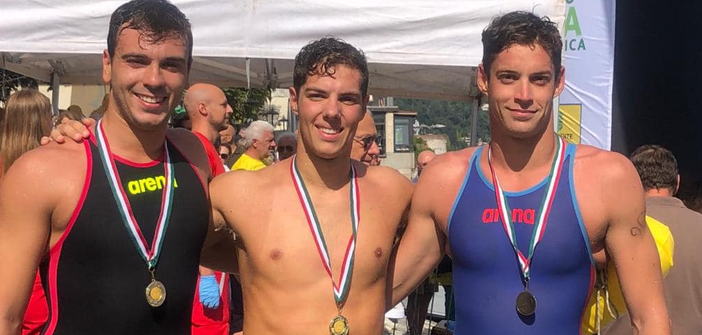Stefano raggiante dopo la vittoria - Foto e video per cortesia del papà Roberto