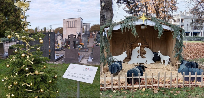 L’albero dei bimbi angeli e il presepe per la pace. A Busto simboli che scaldano il cuore L’albero dei bimbi angeli e il presepe per la pace. A Busto simboli che scaldano il cuore