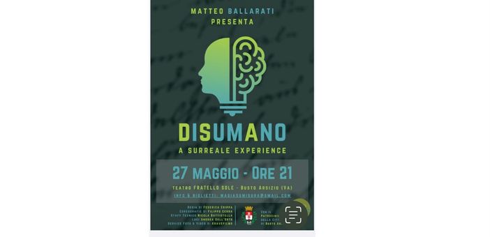 “Disumano” sul palco. Perché ogni apparente ostacolo può essere un punto di partenza “Disumano” sul palco. Perché ogni apparente ostacolo può essere un punto di partenza