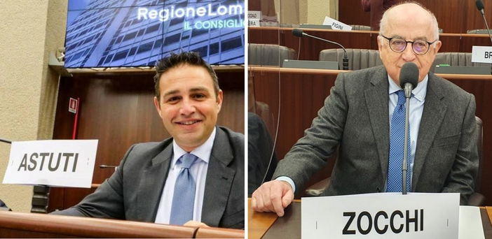 Da sinistra, Samuele Astuti (Pd) e Luigi Zocchi (FdI) Da sinistra, Samuele Astuti (Pd) e Luigi Zocchi (FdI)