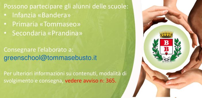 Istituto “Tommaseo”: pubblicato il contest estivo “Emozionando... angoli green di Busto Arsizio” Istituto “Tommaseo”: pubblicato il contest estivo “Emozionando... angoli green di Busto Arsizio”