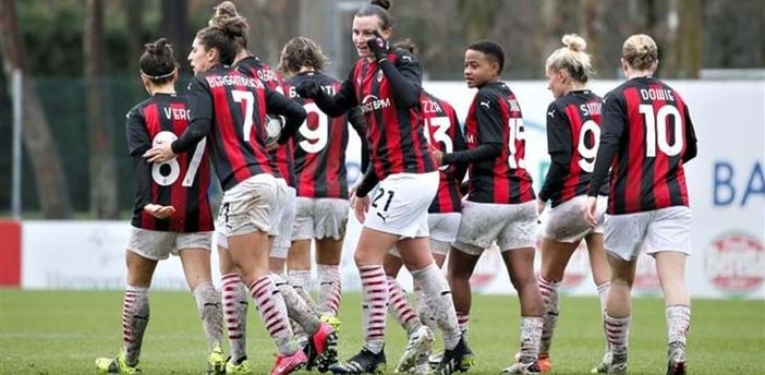 Rossonere a segno contro San Marino (foto figc.it)