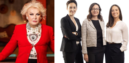 Roberta Tagliavini con le tre avvocate dello studio legale A&A – Albè & Associati Roberta Tagliavini con le tre avvocate dello studio legale A&A – Albè & Associati