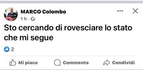 Lo screenshot della pagina Facebook del sindaco di Daverio Marco Colombo hackerata da ormai cinque giorni
