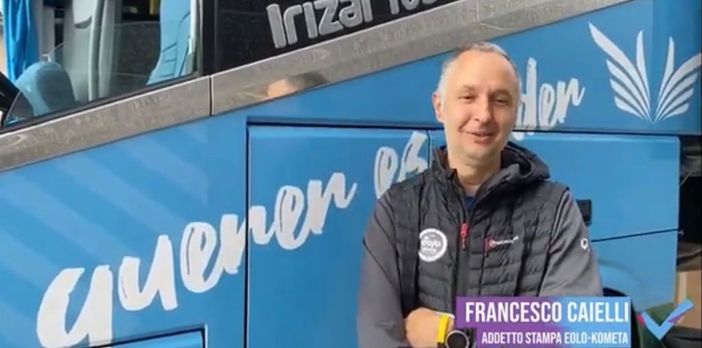 VIDEO. Parte il Giro, l'emozione del Caio: «Sono un bambino alla vigilia di Natale. Questa corsa colora l'Italia e la vita» VIDEO. Parte il Giro, l'emozione del Caio: «Sono un bambino alla vigilia di Natale. Questa corsa colora l'Italia e la vita»