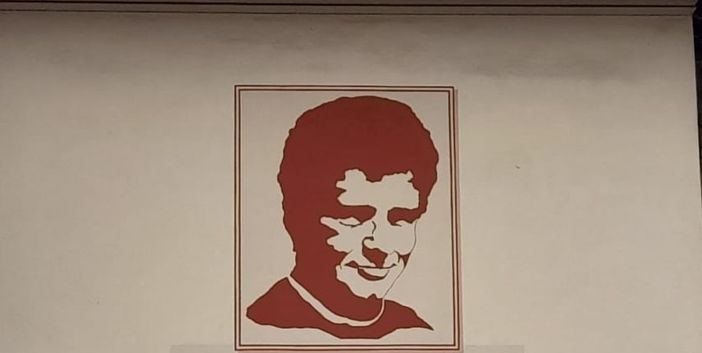 Il murale dedicato a don Isidoro a San Giuseppe