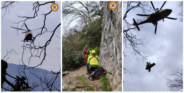 I soccorritori sul posto