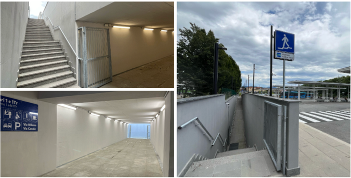 Varese, aperto il nuovo sottopasso che collega piazzale Kennedy con i binari della Stazione Nord