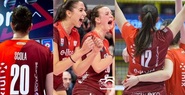 «Grazie Uyba». I saluti di Francesca Scola e Giorgia Frosini: due farfalle che hanno lasciato il segno «Grazie Uyba». I saluti di Francesca Scola e Giorgia Frosini: due farfalle che hanno lasciato il segno